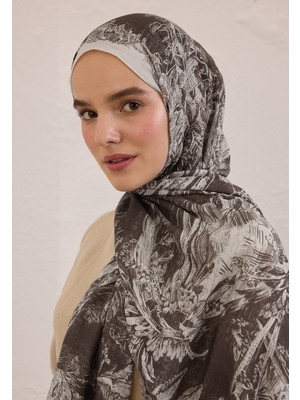 Fresh Scarfs Secret Elegance Desen Rami Şal Bitter