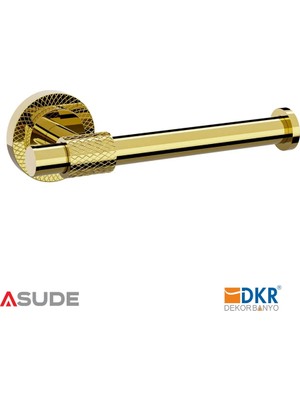 Dekor Banyo Valencia Kağıtlık Pvd Gold