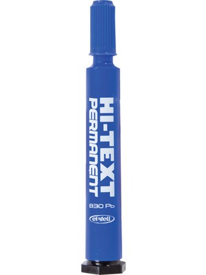 Hi-Text Permanent Marker 830Pb Mavi Renk 5 mm Yuvarlak Uç ile Pratik Yazım Deneyimi