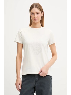 Guess Romy Regular Fit Kadın Beyaz T-Shirt V6GI12K3325-G056