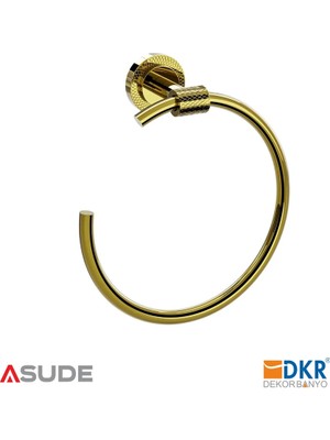 Dekor Banyo Valencia Halka Havluluk Pvd Gold