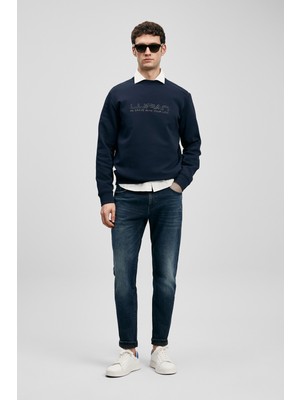 Lufian Benedıc Smart Jean Erkek Pantolon Slim Fit Koyu Lacivert