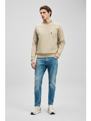 Lufian Derek Smart Jean Erkek Pantolon Slim Fit Açık Mavi