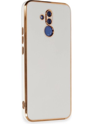 Colezium Huawei Mate 20 Lite Kılıf Volet  - Beyaz