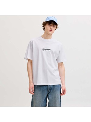 Jack & Jones Jack&jones Savona Box Erkek Beyaz Tişört