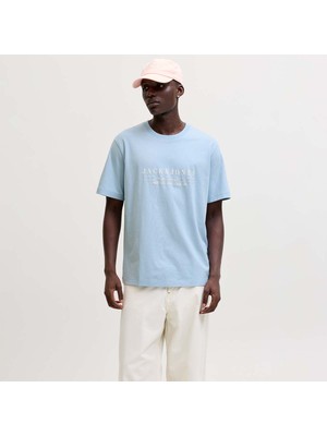 Jack & Jones Jack&jones Savona Branding Erkek Mavi Tişört