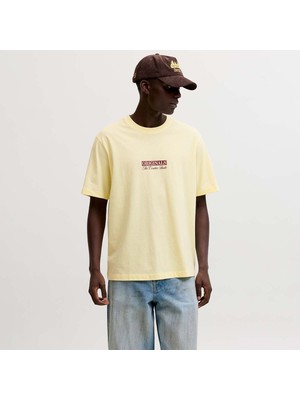 Jack & Jones Jack&jones Savona Box Erkek Sarı Tişört