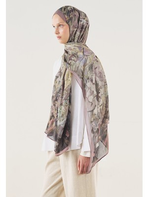 Fresh Scarfs Soft Dream Desen Soft Viskon Şal Gül Kurusu