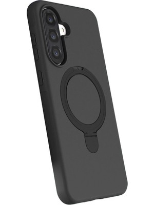 Colezium Galaxy A36 Regal Magsafe Standlı Kapak - Siyah
