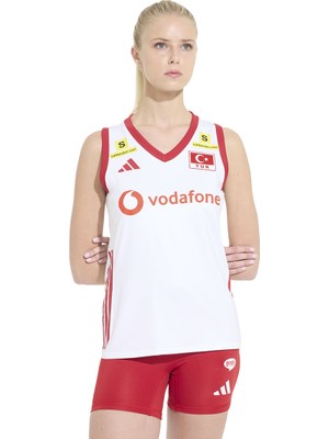adidas Türkiye Milli Takım Kadın Beyaz Voleybol Forma KM7475