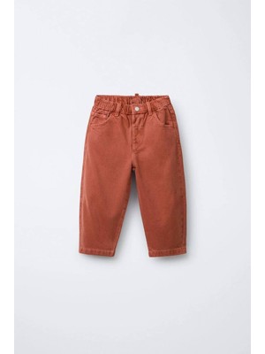 La'ciel Paris Laciel Paris Çocuk Denim Kahve Pantolon