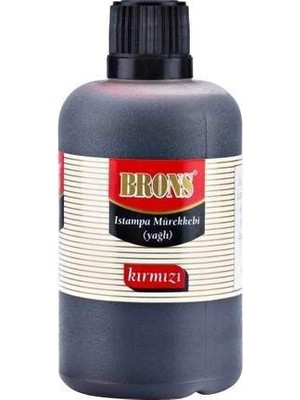 Brons Istampa Mürekkebi 30cc Kırmızı