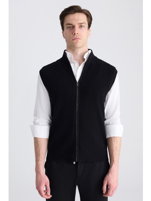 Twn Slim Fit Siyah Süveter