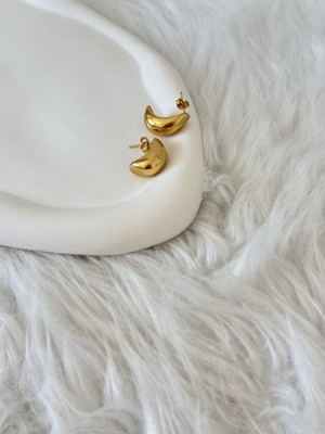 Revoia Modern Bombeli Gold Küpe
