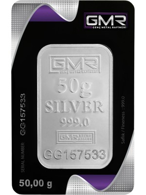 None 50 Gram Külçe Gümüş