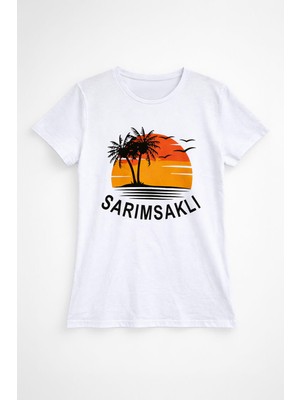 Markapia Man Erkek Bisiklet Yaka %100 Pamuk Sarımsaklı Baskılı T-Shirt