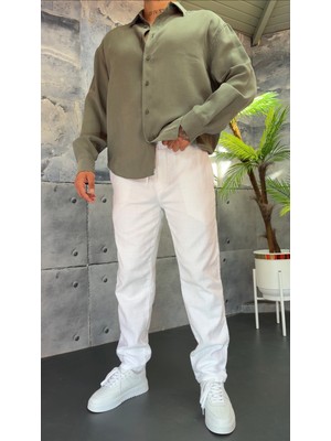 Peerless Store Regular Kalıp Premium Keten Pantolon