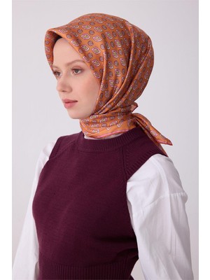Belli Etnik Desen Tivil Ipek Eşarp 4308 E26YA4308D01-33