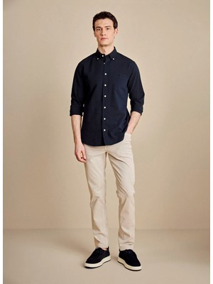 Brooks Brothers Bej Erkek Standart Pantolon BBSS26MPT002