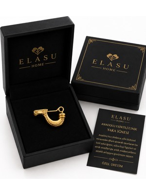 Elasu  Anadolu Esintili Etnik Yaka Iğnesi – Frig Fibula Tasarımı
