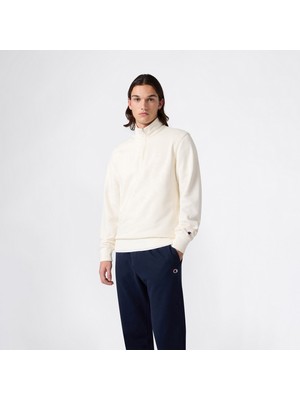 Champion Half Zip Erkek Bej SWEATSHIRT.YS084