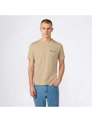 Champion Ss Regular Fit Erkek Bej T-SHIRT.MS041