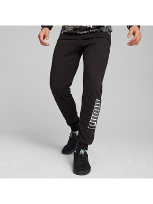 Puma Essentials Logo Lab Erkek Mavi Eşofman Altı.01