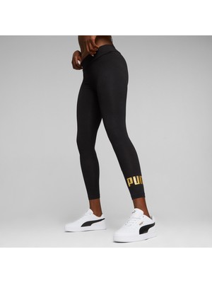 Puma Essentials +Metallic Kadın Siyah Tayt.01