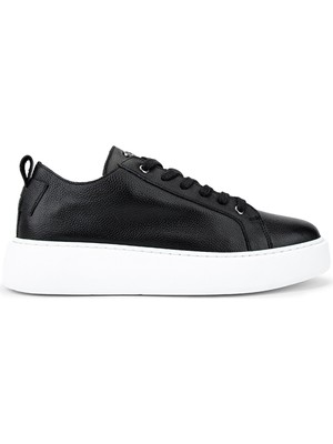 Valmenti Erkek Hakiki Deri Siyah Floter Sneakers & Spor Ayakkabı 352 24234 Erk Ayk Y26 Sıyah Fltr