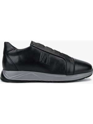 Valmenti Erkek Hakiki Deri Siyah Sneakers & Spor Ayakkabı 771 81130 Erk Ayk Y26 Sıyah