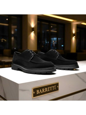 By Barretti Siyah Süet My Model Havuzlu Loafer