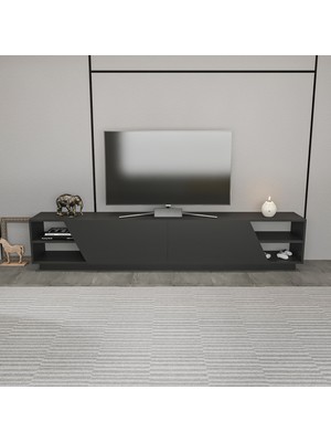 Decorotika Rhodes Tv Ünitesi Antrasit