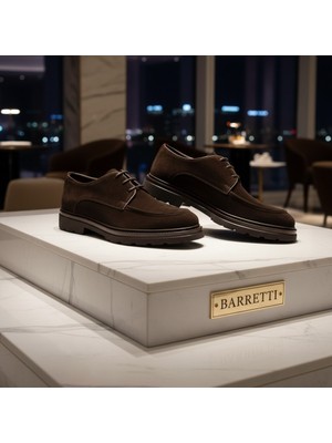 By Barretti Kahverengi Süet My Model Havuzlu Loafer