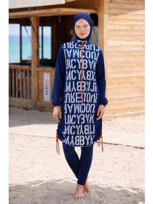 Marina Kız Garson Boy Tesettür Mayo 4'lü Set G2301-1