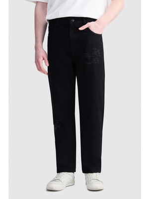 Ecko Unltd. Jason Regular Fit Pamuklu Erkek Siyah Jean Denim Pantolon