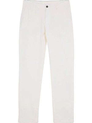 Brooks Brothers Kırık Beyaz Erkek  Pantolon BBSS26MPT021
