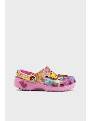 Crocs Pikachu Pink Cls Clg K Desenli Terlik Kız Çocuk Terlik 211229