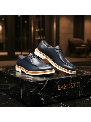 By Barretti Lacivert Cilt Deri Sisley Loafer
