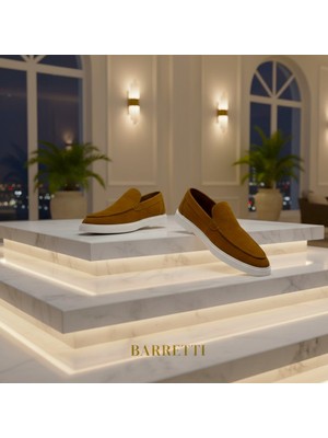 By Barretti Bs Kim Model Süet Loafer