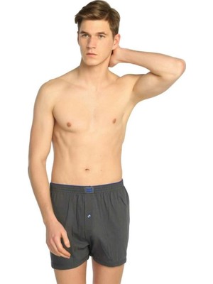 Hace Bazaar Tutku 0117 Erkek  Penye Düz Boxer
