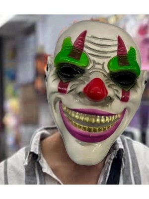 uravas store mey ıthalat® delirten gülüş  palyaço temalı joker maskesi