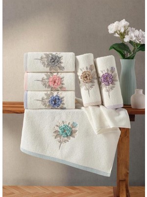 Hobby Ophelia Style 1  6lı Havlu 50X90 Asorti