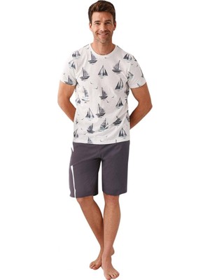 Hace Bazaar Baba-Oğul Seti Erkek Ikili Pijama Takım  AR3670-S