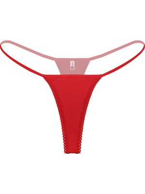 Hace Bazaar Büyük Beden Kırmızı Fantezi String