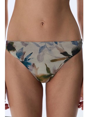 Penti Zoe Minimal Yaprak Desenli Orta Bel Bikini Altı