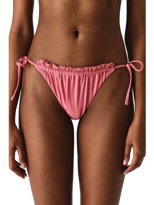 Penti Somon Denisse Ruffle Fırfırlı Orta Bel Bikini Altı