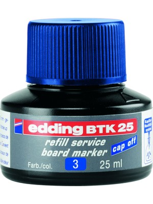 Edding Mavi Beyaz Tahta Kalemi Mürekkebi 25 ml E-Btk25 Sarf Malzemeleri İçin