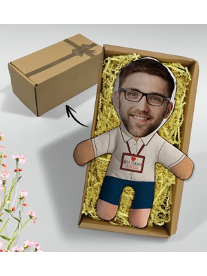 Bk Gift Hediye Kutusunda Kişiye Özel Best Teacher Tasarımlı Bebek Yastık-3, Öğretmene Hediye, Öğretmenler Günü Hediyesi