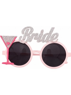 Borapack Pembe Kadehli Bride Yazılı Gözlük