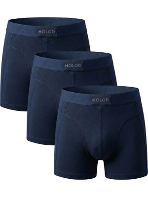 Holod Erkek Boxer Brief 3’lü Paket –%95 Organik Pamuk%5 Elastan – Esnek, Nefes Alabilir Premium Iç Çamaşırı